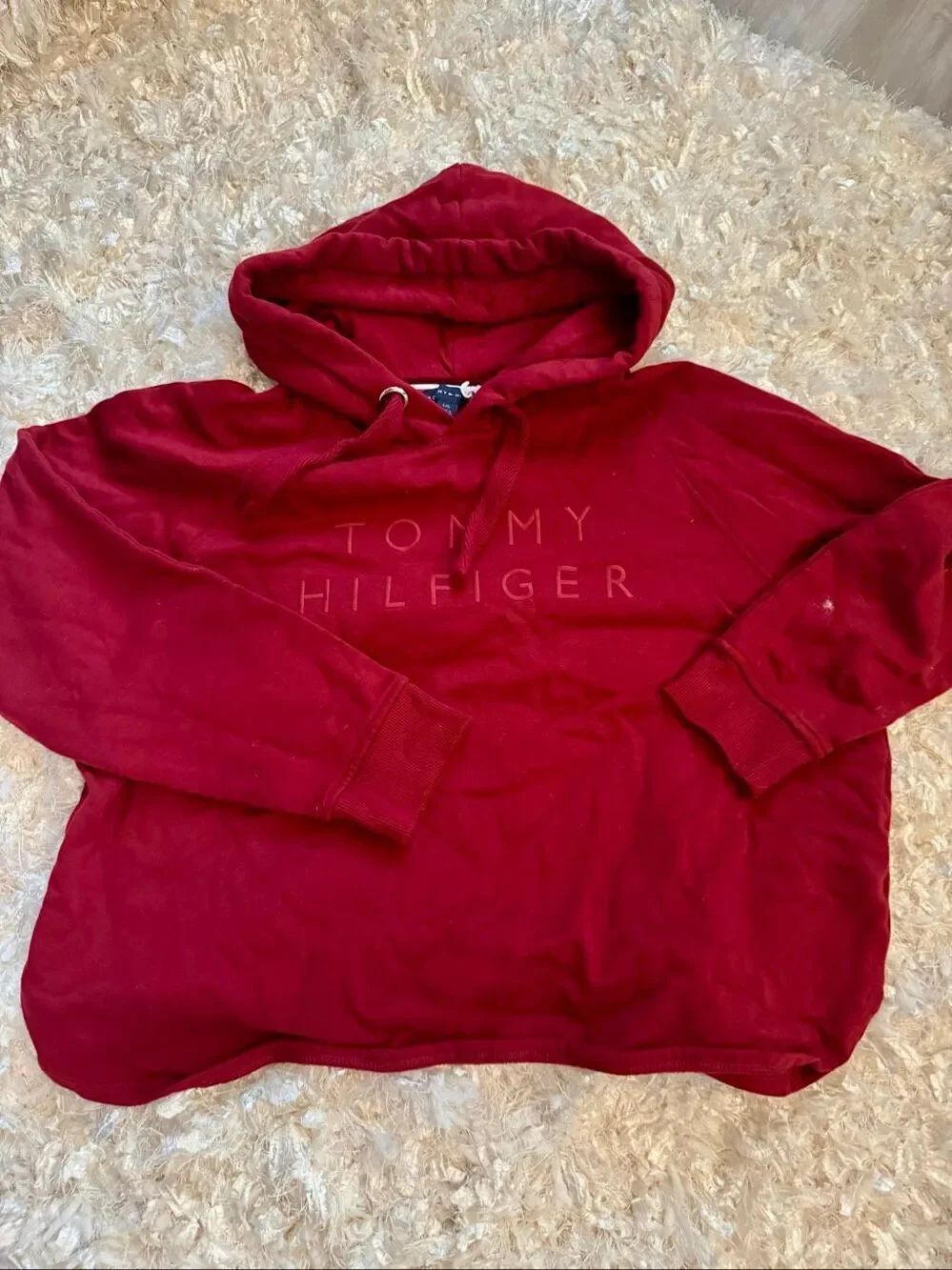 EUC VS Pink XxL bling Campus Pullover Hoodie hooded sweatshirt top sweater